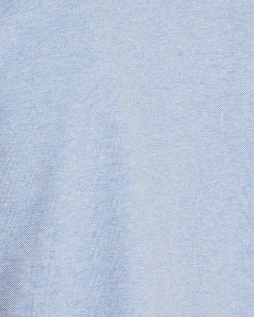 Barbour Blue Tartan Pique Polo for men
