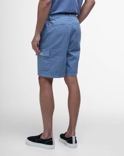 Barbour Blue Ripstop Shorts for men