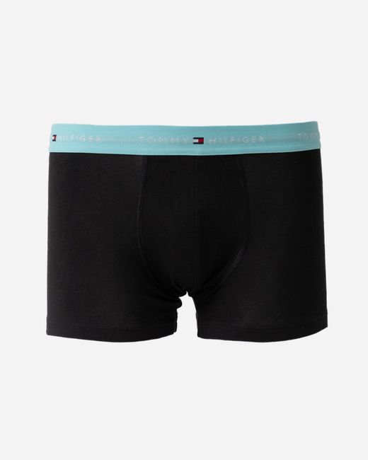 Tommy Hilfiger Black 5-Pack Logo Waistband Trunks for men