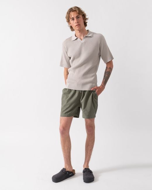 Boss Gray Aravolo Short Sleeve Knit Polo Shirt for men