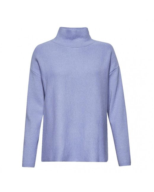 Great Plains Blue Mikita Milano Polo Neck Jumper