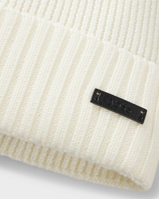 Boss Natural Fati Beanie for men