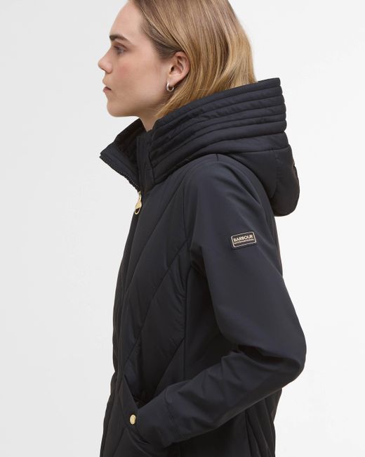 Barbour Black Diablo Quilted Sweat