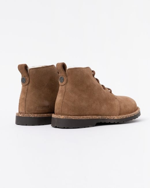 Birkenstock Brown Uppsala Mid Shearling Suede Boots