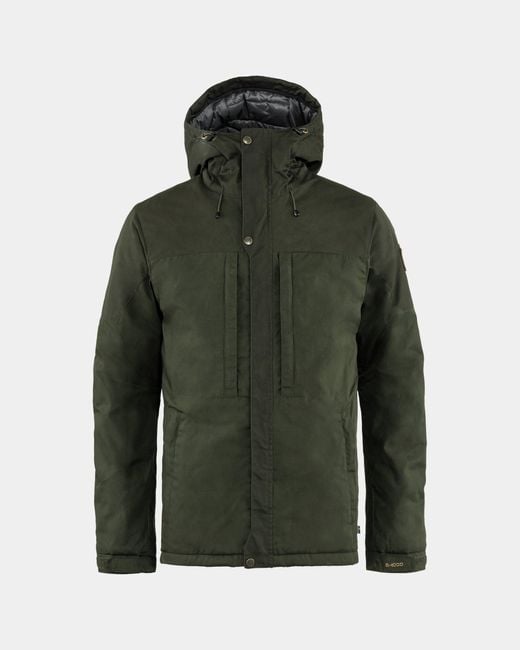 Fjallraven Green Skogso Padded Jacket for men
