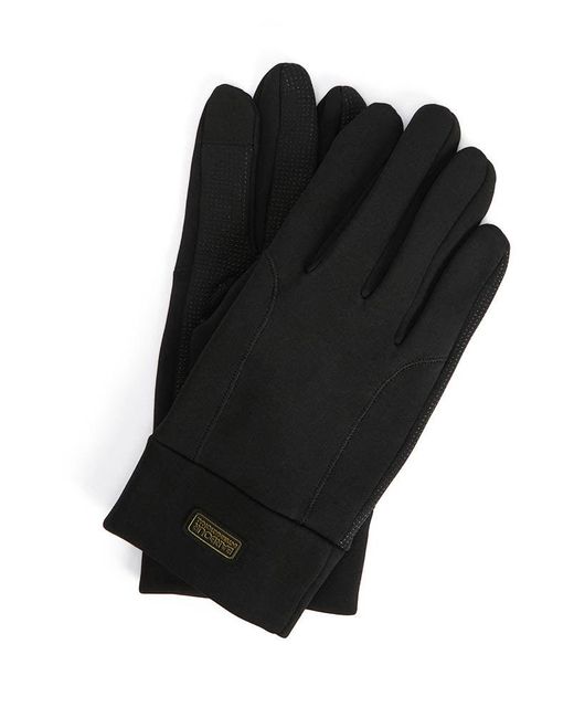 Barbour Black Gloves for men