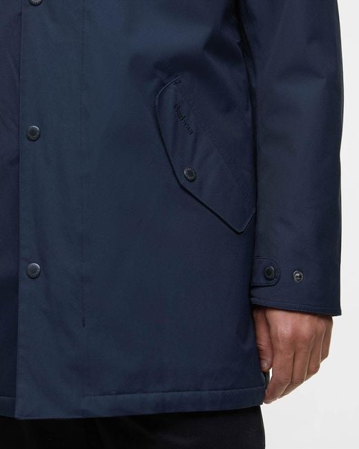 Barbour Blue Chelsea Mac Jacket for men