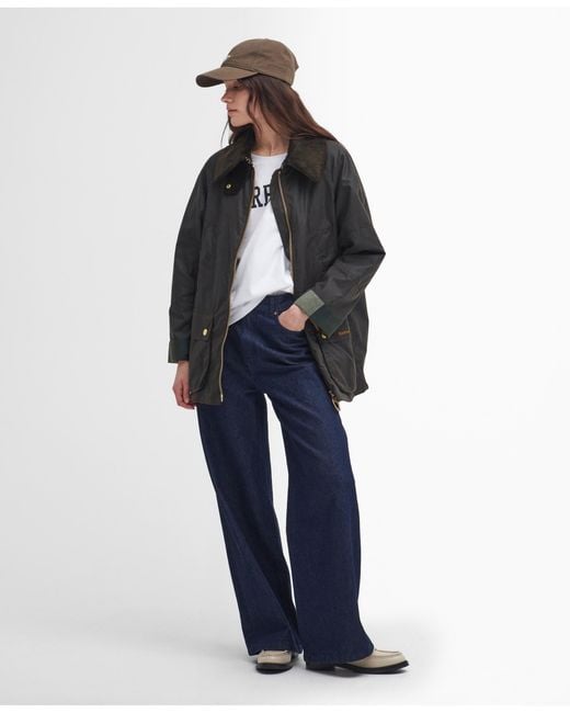 Barbour Blue Allerston Wax Jacket /Ancient