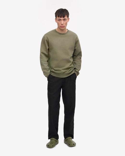 COLORFUL STANDARD Green Classic Organic Crew Neck Sweatshirt for men