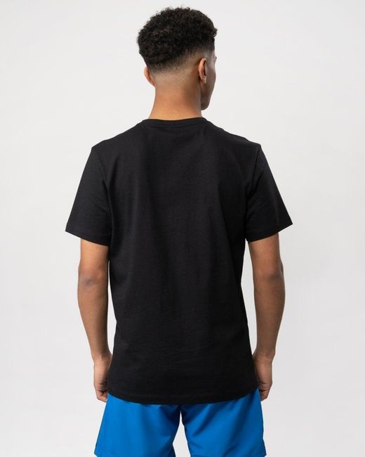 Boss Black Tales Cotton-Jersey T-Shirt With Logo Patch Nos for men