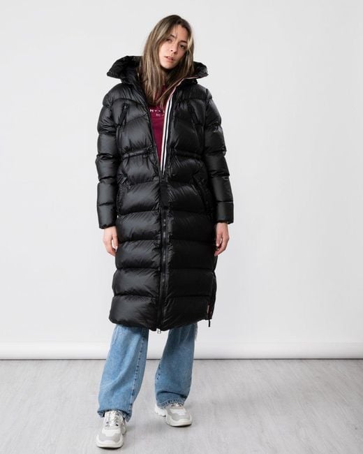HUNTER Original Long Puffer Coat in Black Lyst