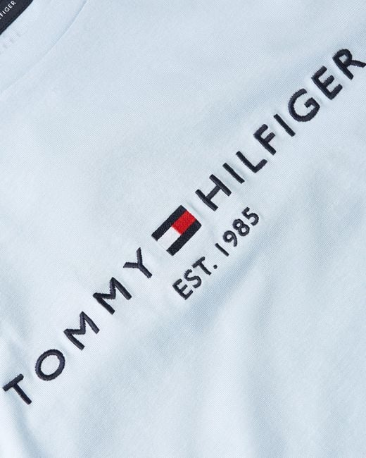 Tommy Hilfiger Blue Tommy Logo Basic T-Shirt for men