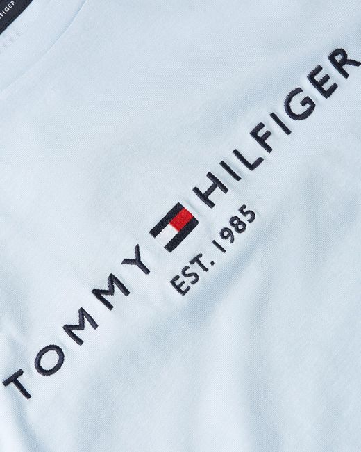 Tommy Hilfiger Blue Tommy Logo Basic T-Shirt for men