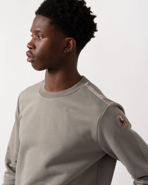 Parajumpers Gray K2 Crew Neck Sweatshirt for men