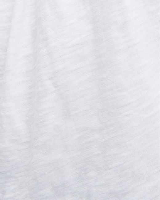 Barbour White Ralee Relaxed Top