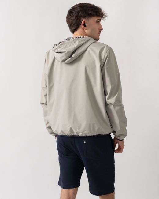 Aquascutum Gray Rlg Badge Reversible Sailor Jacket for men