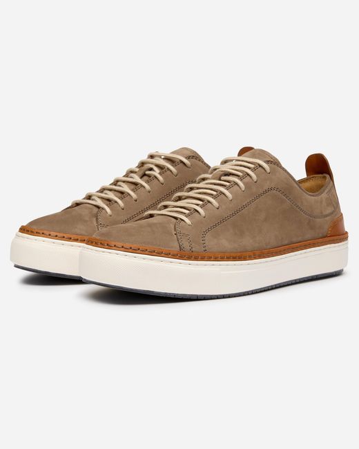 Oliver Sweeney Natural Lopes Nubuck Cupsole Trainers for men
