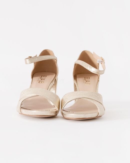 Elia B Natural Hallie Heeled Sandal