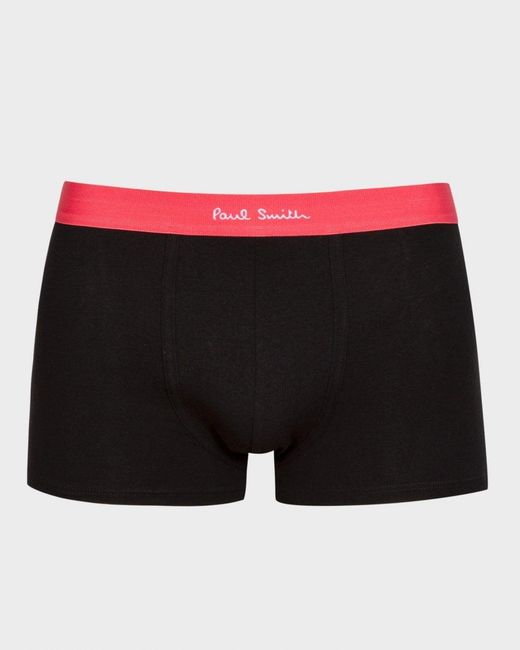 Paul Smith Orange 5-Pack Organic Cotton Artist Stripe Mixed Boxer Briefs for men
