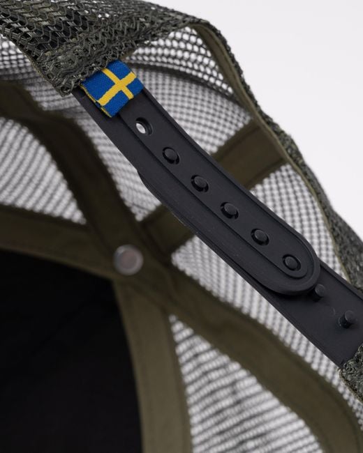 Fjallraven Green Langtradarkeps Cap