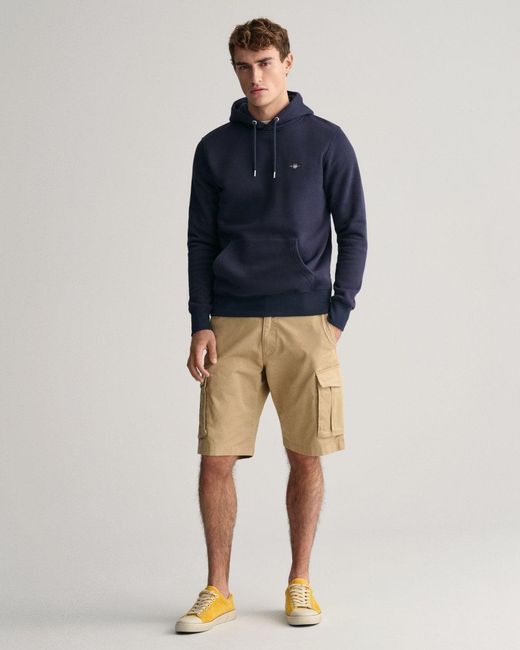 Gant Natural Relaxed Twill Cargo Shorts for men