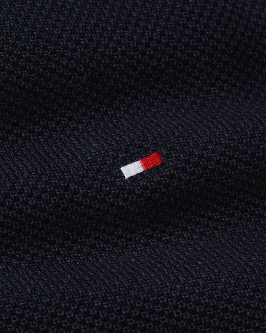 Tommy Hilfiger Blue Essential Structure Crew Neck Jumper for men
