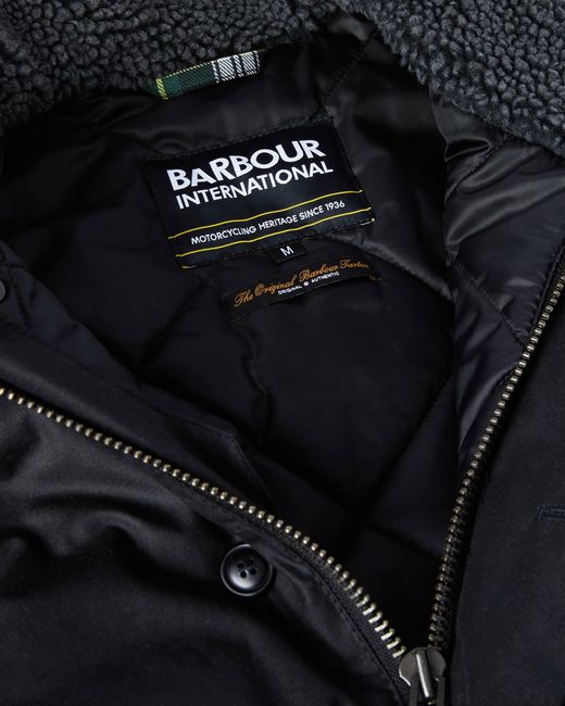 Barbour Black Mayburn Wax Jacket for men