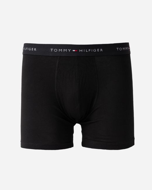Tommy Hilfiger Black 5-Pack Logo Waistband Boxer Briefs for men