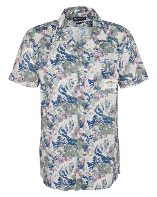 Barbour Blue Hindle Summer Shirt for men