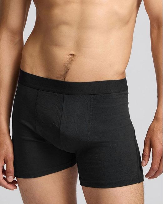 COLORFUL STANDARD Black 3 Pack Organic Boxer Briefs for men