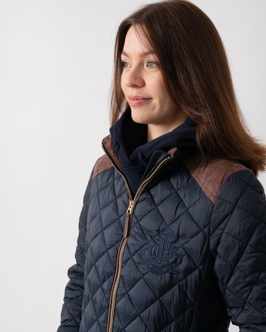 Joules Blue Braemar Luxe Quilted Jacket