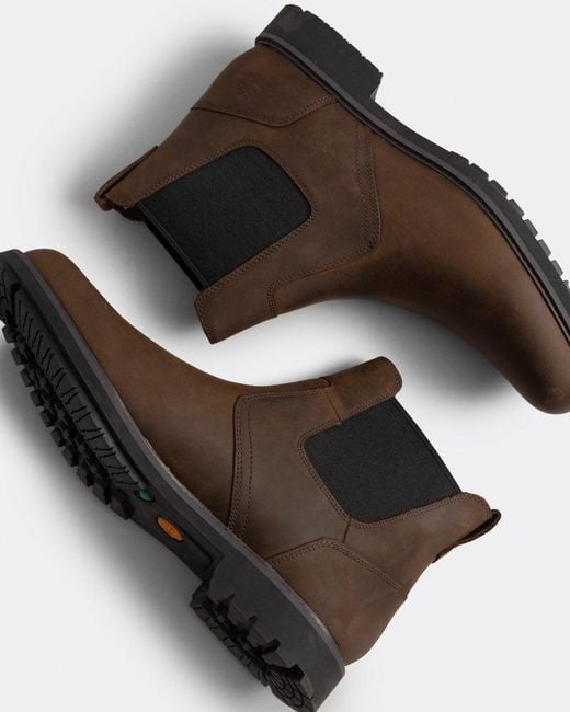 Timberland Brown Earthkeepers Stormbuck Chelsea Boot for men