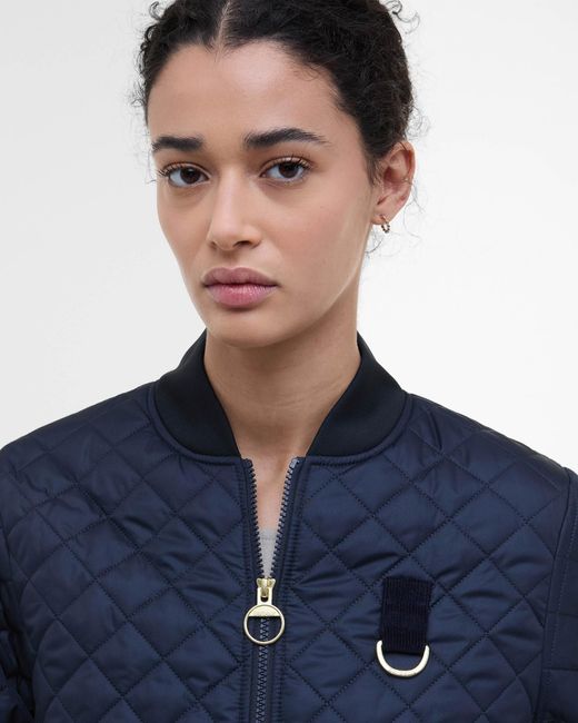 Barbour Blue Reyna Quilted Jacket