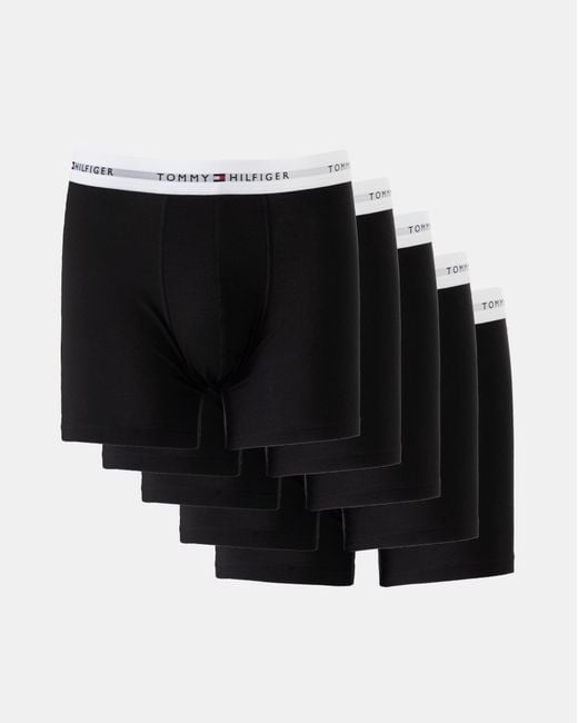 Tommy Hilfiger Black 5 Pack Trunks for men