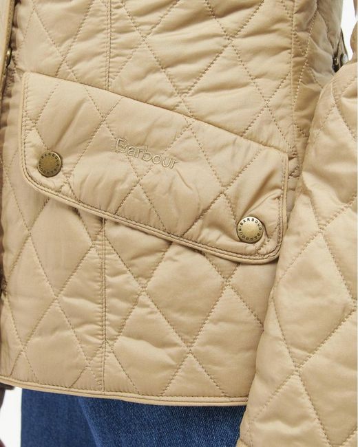 Barbour Natural Flyweight Cavalry Quilted Ladies Jacket
