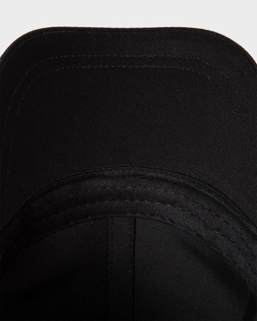 Paul Smith Black Ps Cotton Zebra Logo Baseball Cap for men