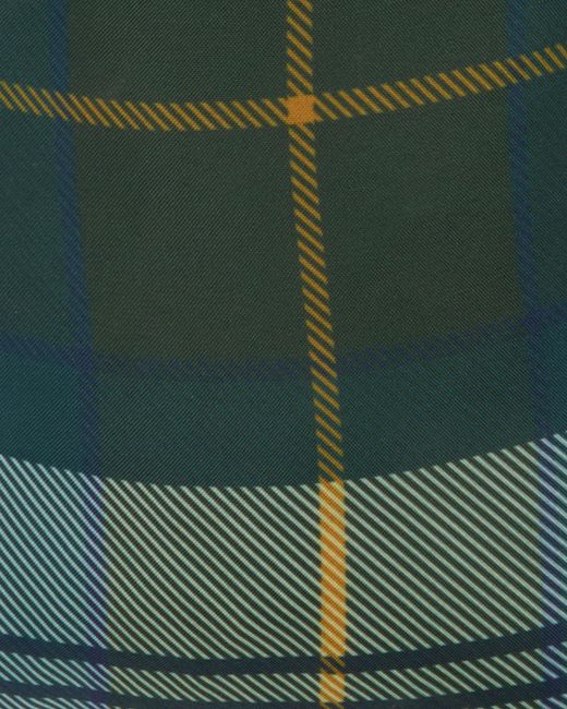 Barbour Green Tartan Showerproof Poncho