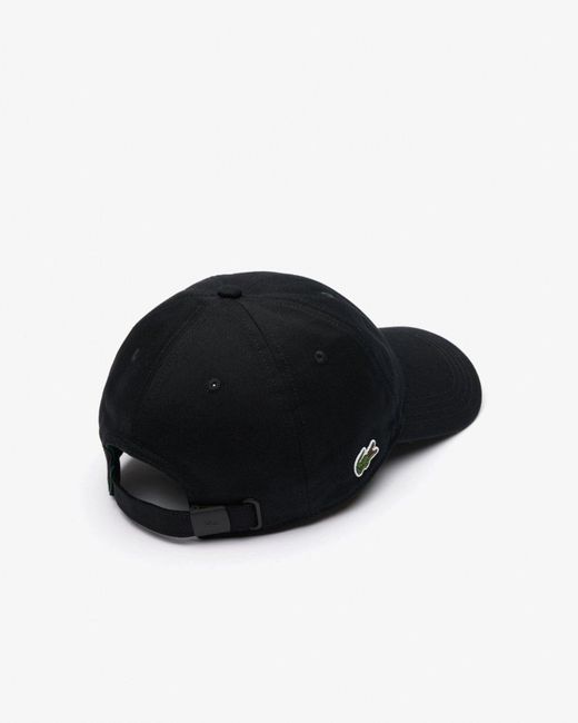 Lacoste Black Twill Cap