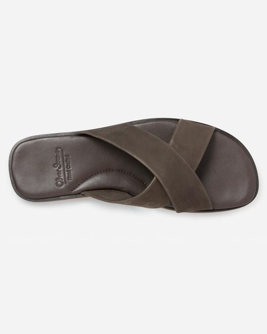 Oliver Sweeney Brown Chesil Nubuck Sandals for men