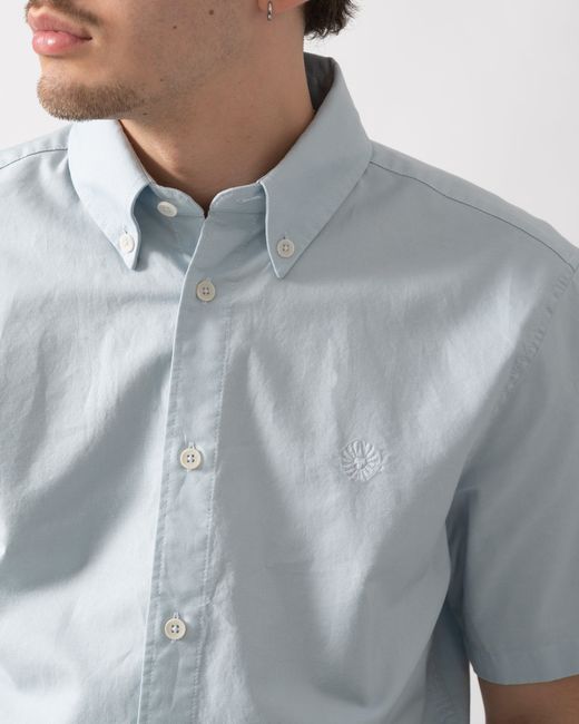 Belstaff Blue Short Sleeve Street Shirt for men
