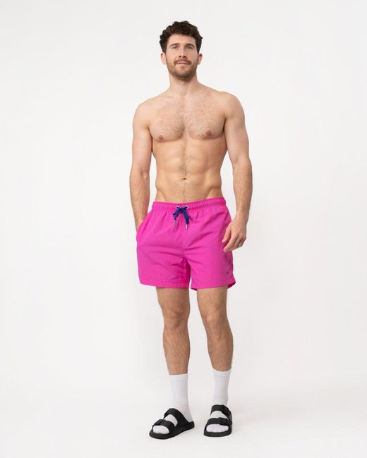 Gant Pink Regular Fit Swim Shorts for men