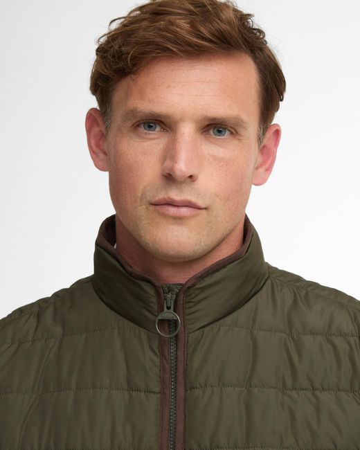 Barbour Green Broughton Quilted Gilet for men