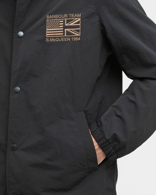 Barbour Black Coach Casual Jacket for men