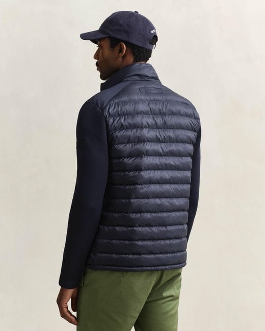 Gant Blue Hybrid Jacket for men