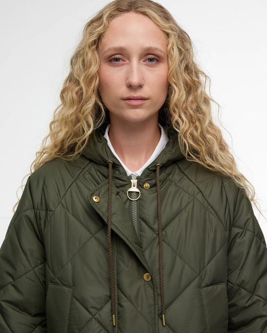 Barbour Green Braidley Quilted Jacket
