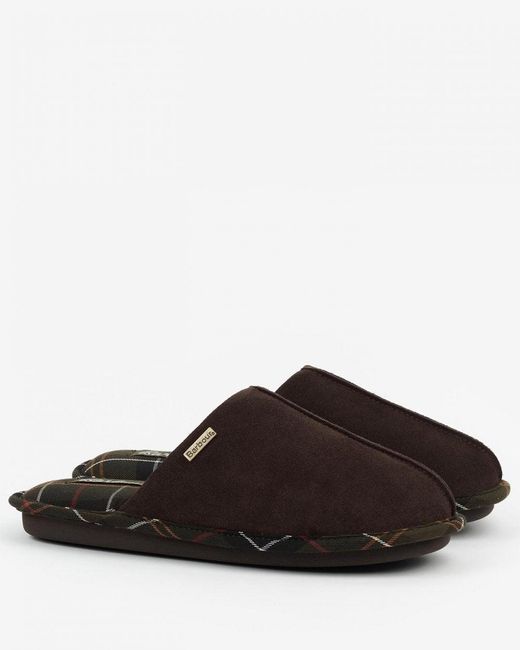 Barbour Brown Simone Slippers