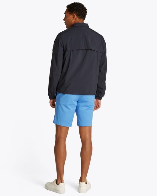 Tommy Hilfiger Blue Branded Blouson Jacket for men