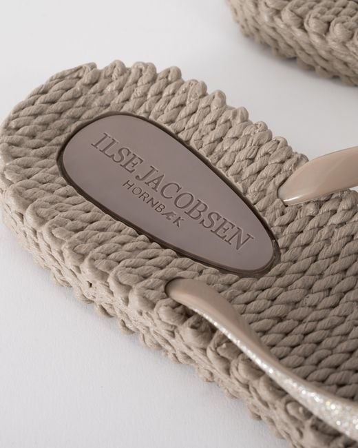 Ilse Jacobsen White Cheerful Glitter Flip Flops