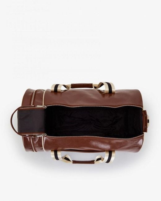 Fred Perry Classic Barrel Gym Bag in Brown for Men | Lyst