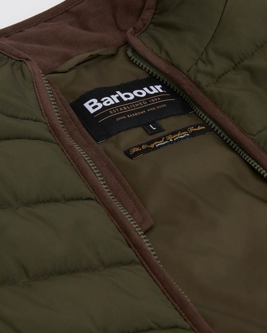 Barbour Green Broughton Quilted Jacket for men